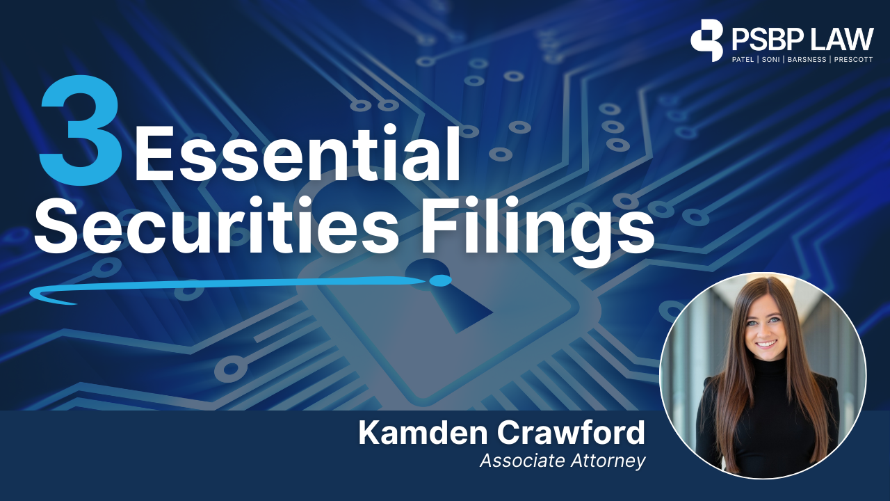 Steps to file securities filings