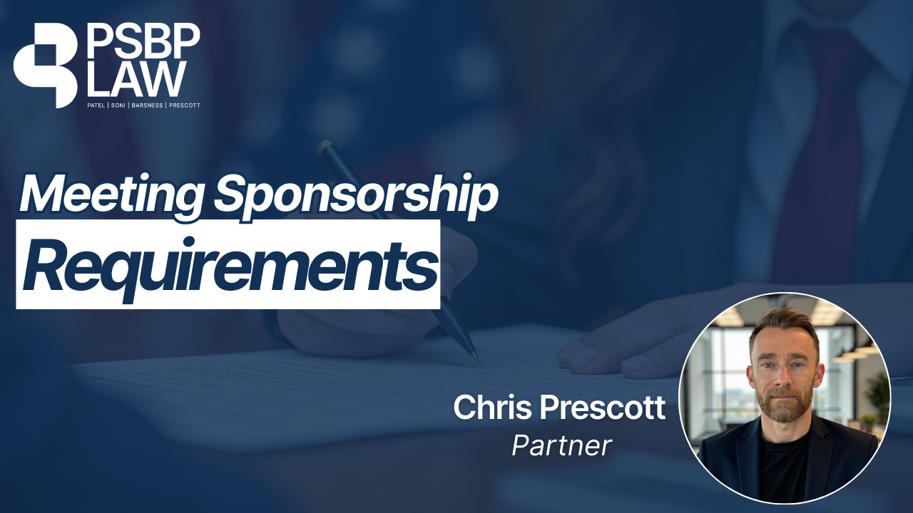 I-864 Affidavit of Support requirements