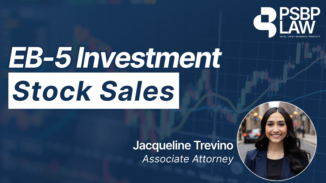 EB-5 source of funds from stock sales documentation