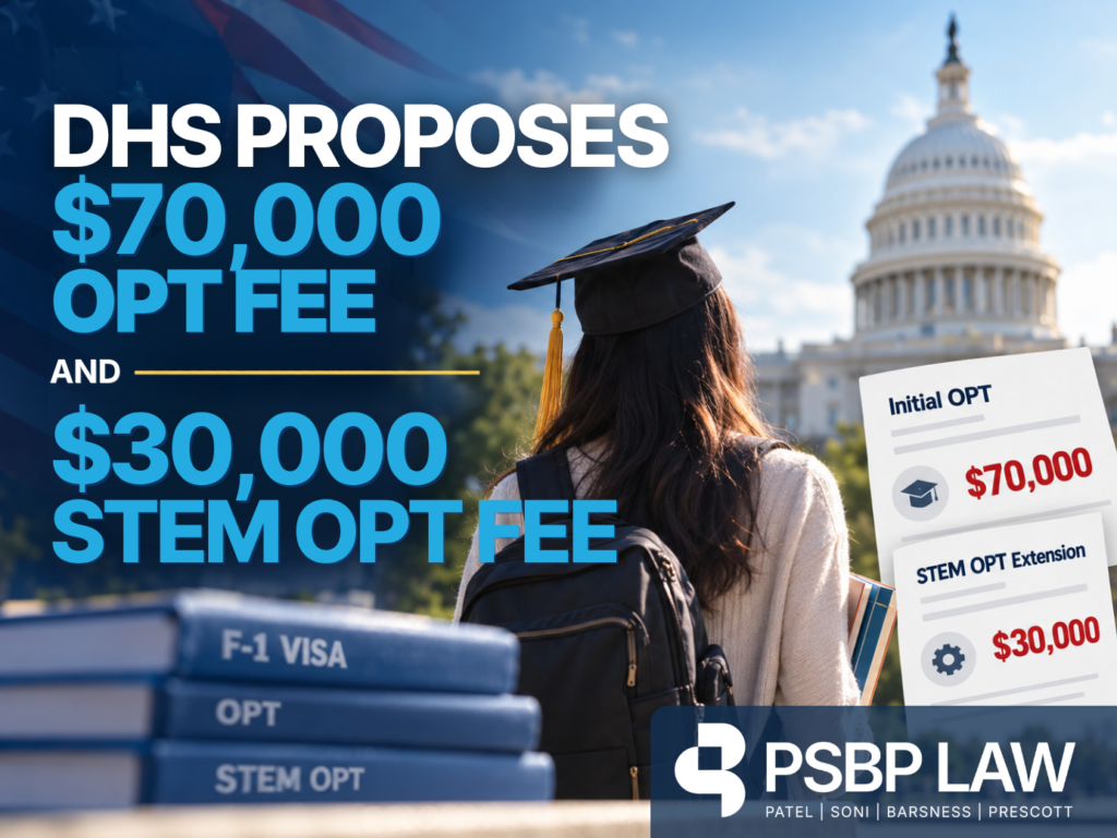 DHS proposes $70,000 OPT fee and $30,000 STEM OPT fee for F-1 students